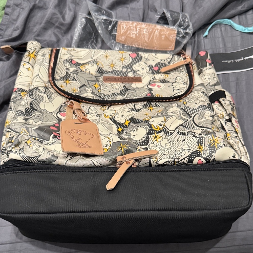 Petunia Pickle Bottom Disney Print pivot Belle pop art Backpack